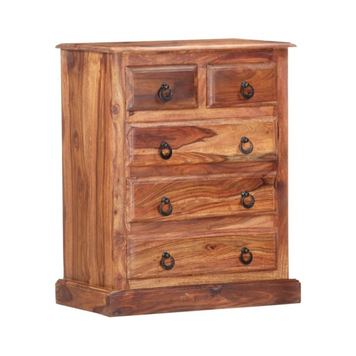 Armoire à tiroirs 60x35x75 cm Bois massif