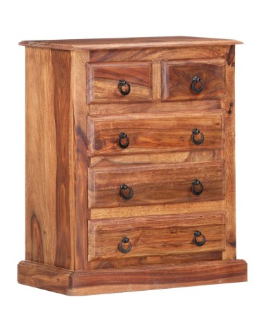 Armoire à tiroirs 60x35x75 cm Bois massif
