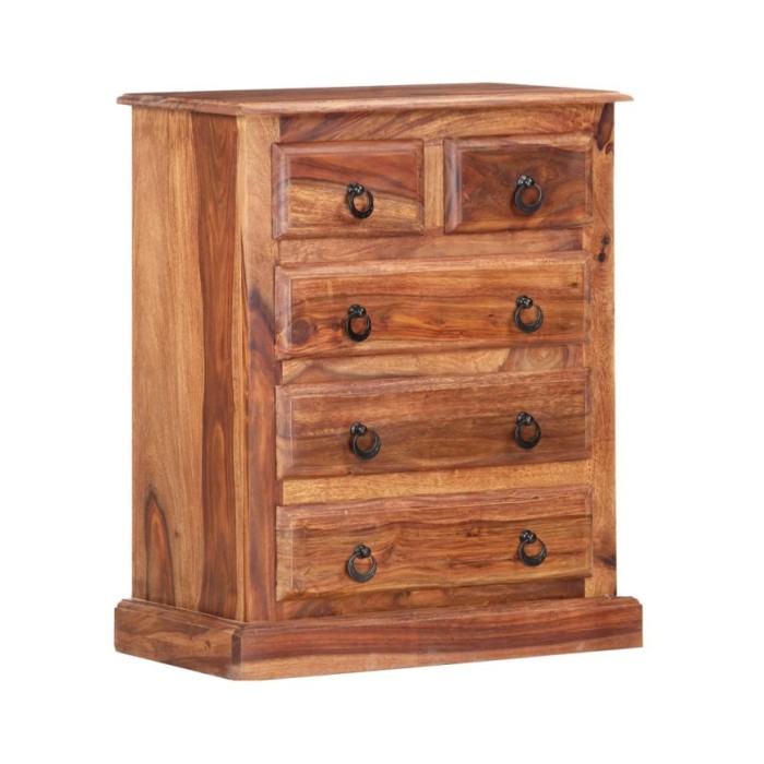 Armoire à tiroirs 60x35x75 cm Bois massif