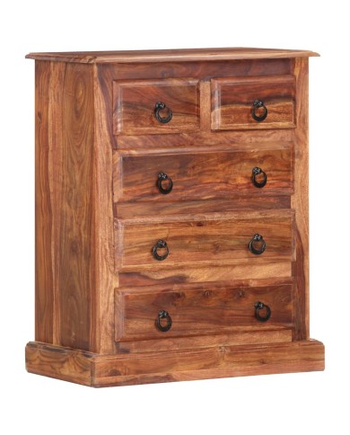 Armoire à tiroirs 60x35x75 cm Bois massif