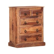 Armoire à tiroirs 60x35x75 cm Bois massif