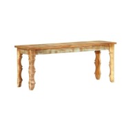 Banc 110 x 35 x 45 cm Bois de récupération massif