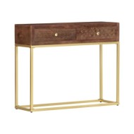 Table console 90 x 30 x 75 cm Bois de manguier massif