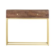 Table console 90 x 30 x 75 cm Bois de manguier massif