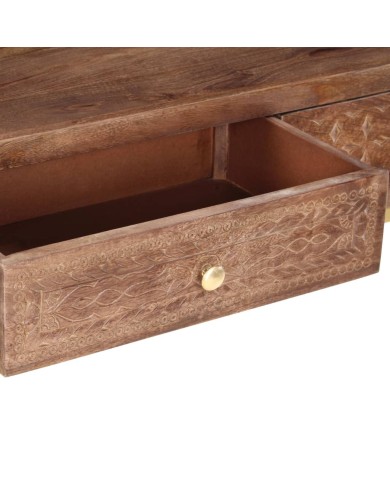 Table console 90 x 30 x 75 cm Bois de manguier massif