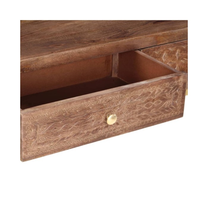 Table console 90 x 30 x 75 cm Bois de manguier massif