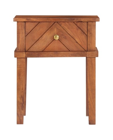 Table de chevet 40x40x50 cm Bois d'acacia massif