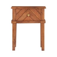 Table de chevet 40x40x50 cm Bois d'acacia massif