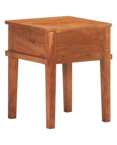 Table de chevet 40x40x50 cm Bois d'acacia massif