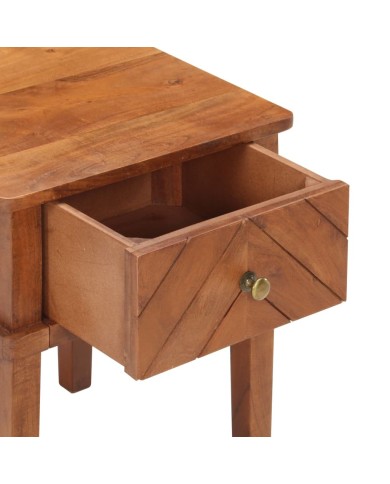 Table de chevet 40x40x50 cm Bois d'acacia massif
