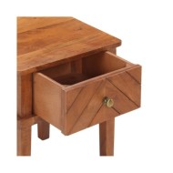 Table de chevet 40x40x50 cm Bois d'acacia massif