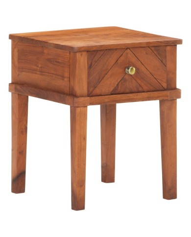 Table de chevet 40x40x50 cm Bois d'acacia massif