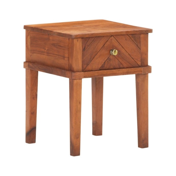Table de chevet 40x40x50 cm Bois d'acacia massif