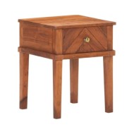 Table de chevet 40x40x50 cm Bois d'acacia massif