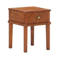 Table de chevet 40x40x50 cm Bois d'acacia massif