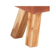Banc cheval d'arçon vintage Cuir véritable de chèvre 