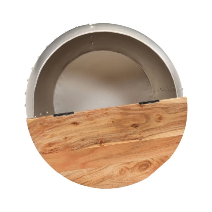 Table basse 53x43 cm Bois d'acacia massif