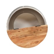 Table basse 53x43 cm Bois d'acacia massif