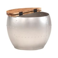 Table basse 53x43 cm Bois d'acacia massif
