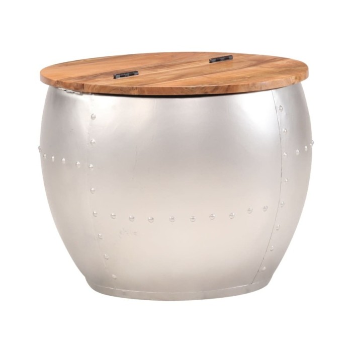 Table basse 53x43 cm Bois d'acacia massif