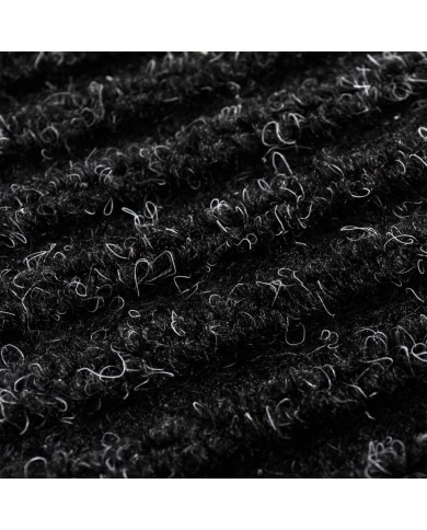 Paillasson Noir 120x220 cm PVC