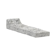 Pouf modulaire Gris clair Tissu