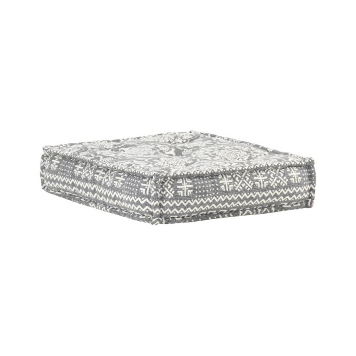 Pouf modulaire Gris clair Tissu