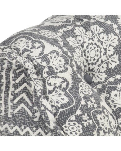 Pouf modulaire Gris clair Tissu