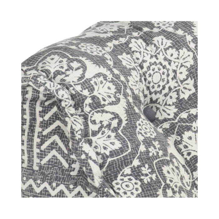 Pouf modulaire Gris clair Tissu