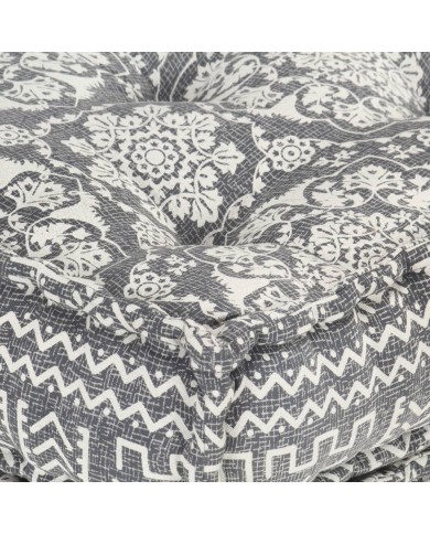 Pouf modulaire Gris clair Tissu