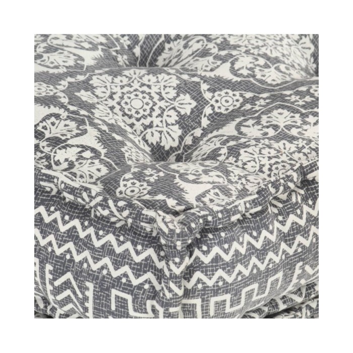 Pouf modulaire Gris clair Tissu