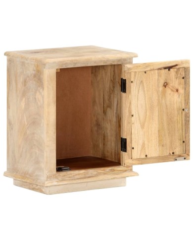 Table de chevet 40x30x46 cm Bois de manguier massif