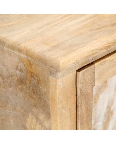 Table de chevet 40x30x46 cm Bois de manguier massif