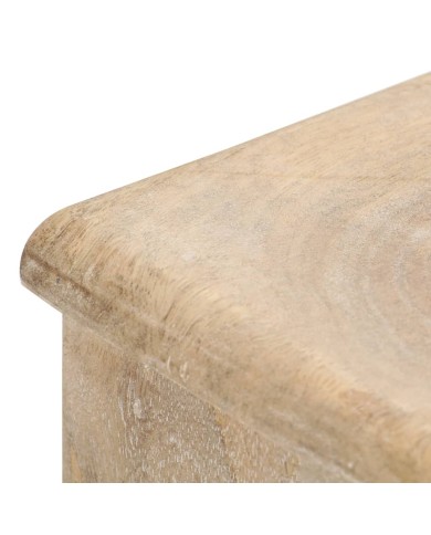 Table de chevet 40x30x46 cm Bois de manguier massif