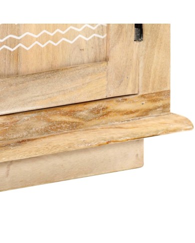 Table de chevet 40x30x46 cm Bois de manguier massif