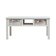 Table basse Blanc 99,5 x 60 x 48 cm Bois