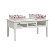 Table basse Blanc 99,5 x 60 x 48 cm Bois