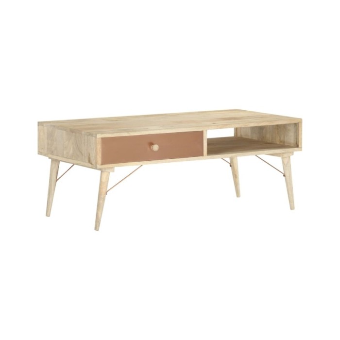 Table basse 118x57x45 cm Bois de manguier massif