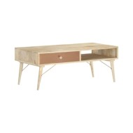 Table basse 118x57x45 cm Bois de manguier massif