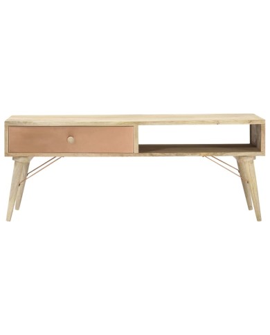 Table basse 118x57x45 cm Bois de manguier massif