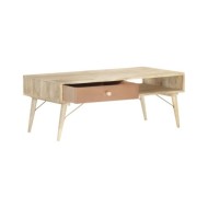 Table basse 118x57x45 cm Bois de manguier massif