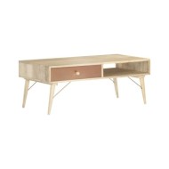 Table basse 118x57x45 cm Bois de manguier massif