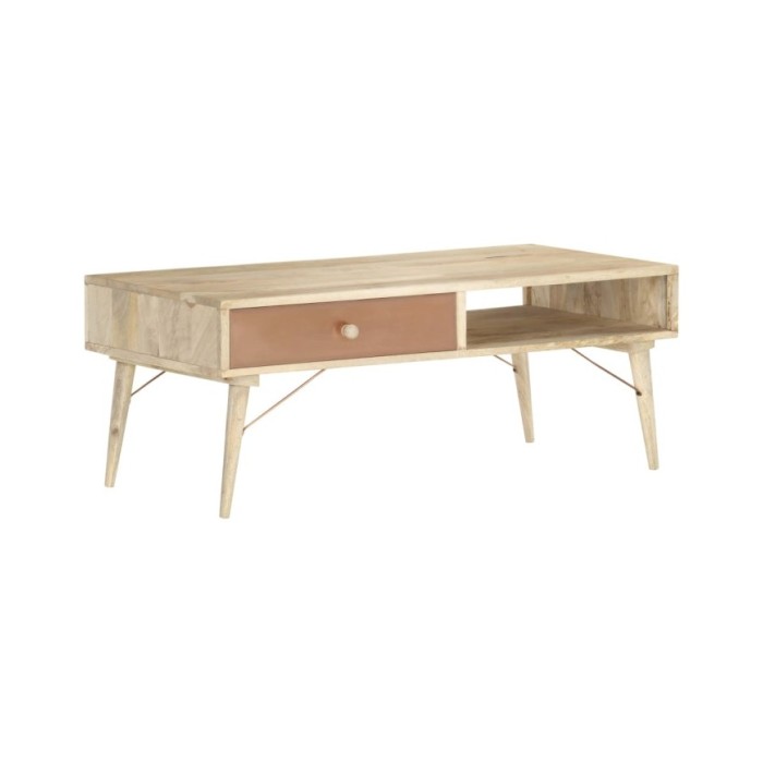 Table basse 118x57x45 cm Bois de manguier massif