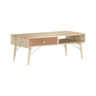Table basse 118x57x45 cm Bois de manguier massif