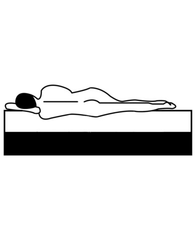 Surmatelas de sommier tapissier 200x160x5 cm