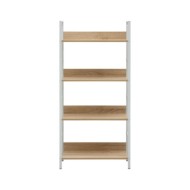 Bibliothèque à 4 niveaux Chêne 60x27,6x124,5 cm Aggloméré