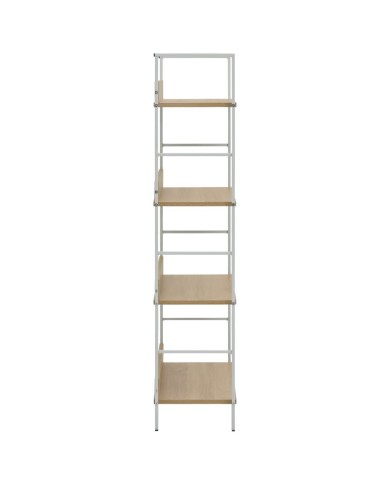 Bibliothèque à 4 niveaux Chêne 60x27,6x124,5 cm Aggloméré