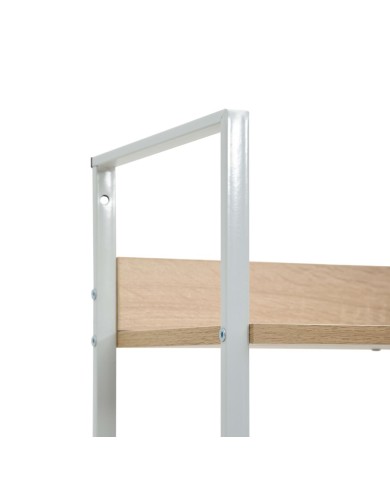 Bibliothèque à 4 niveaux Chêne 60x27,6x124,5 cm Aggloméré