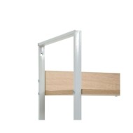 Bibliothèque à 4 niveaux Chêne 60x27,6x124,5 cm Aggloméré