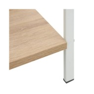 Bibliothèque à 4 niveaux Chêne 60x27,6x124,5 cm Aggloméré